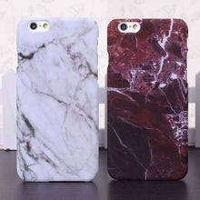 For iPhone 6 6S 7 8 Plus X 5 5s 5SE Cases New Marble Stone Image Pattern Printing Phone Case Cover for iPhone 7 Hard Plastic
