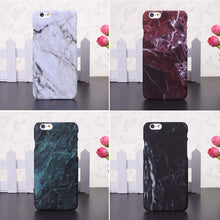For iPhone 6 6S 7 8 Plus X 5 5s 5SE Cases New Marble Stone Image Pattern Printing Phone Case Cover for iPhone 7 Hard Plastic