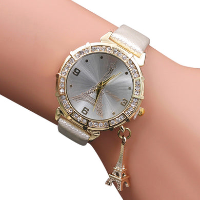 The Eiffel Tower Rhinestone pendant Wrist Watch For Women