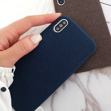 Heyytle Plush Fabrics Phone Case For Apple iPhone X 8 7 6S 6 Plus Warm Plush Fashion Capa Soft Color Back Cover Cases