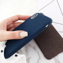 Heyytle Plush Fabrics Phone Case For Apple iPhone X 8 7 6S 6 Plus Warm Plush Fashion Capa Soft Color Back Cover Cases