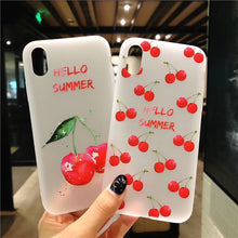 KIvaKI Fashion 3D print Fruit watermelon lemon Phone Case For iphone 7 Cases 6S 6 8 plus X Ultra Slim Soft TPU Colorful Cover