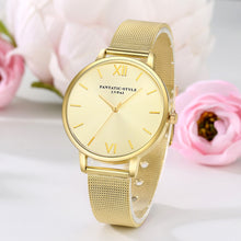 Ladies fashion Gold wrist watches