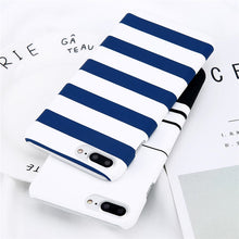 Lovebay Phone Case For iPhone 8 7 6 6s Plus 5 5s Fashion Black and White Stripes Hard Plastic Protect Cover Cases For iPhone 8