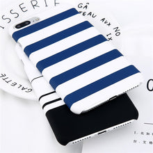 Lovebay Phone Case For iPhone 8 7 6 6s Plus 5 5s Fashion Black and White Stripes Hard Plastic Protect Cover Cases For iPhone 8