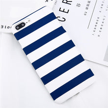 Lovebay Phone Case For iPhone 8 7 6 6s Plus 5 5s Fashion Black and White Stripes Hard Plastic Protect Cover Cases For iPhone 8