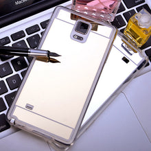 Mirror Soft TPU Mirror Back Cover Phone Case For Samsung Galaxy Grand Prime Note 3 4 5 A500 A700 A800 S4 S5 S3 S6 Edge Luxury