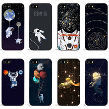 Starry space universe  Relief phone Cases For iphone X 8 8Plus 7 7Plus  6 6SPlus 5S SE Case Black plastic hard shell Case  back