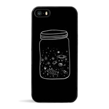 Starry space universe  Relief phone Cases For iphone X 8 8Plus 7 7Plus  6 6SPlus 5S SE Case Black plastic hard shell Case  back