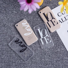 THREE-DIAO Fashion Letter Phone Case For iPhone X 5 5S SE 7 8 6 6s Plus 4 4S Cute Funny Black White Letter soft TPU Cases