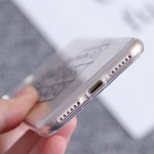 THREE-DIAO Fashion Letter Phone Case For iPhone X 5 5S SE 7 8 6 6s Plus 4 4S Cute Funny Black White Letter soft TPU Cases