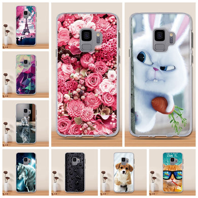 TPU Case for Samsung Galaxy S9 Case Silicone luxury Funda for Samsung Galaxy S9+ S9 Plus Case Cover for Samsung S9 + Capa Cute
