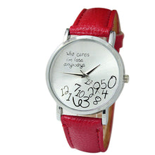 "Who Cares I am Late Anyway" Watches For Women