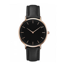 Unisex Casual Simple Analog Watch Leather Band Wrist Watches