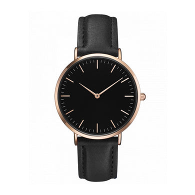 Unisex Casual Simple Analog Watch Leather Band Wrist Watches