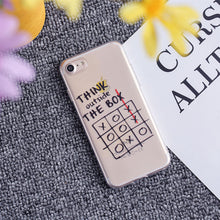 THREE-DIAO Fashion Letter Phone Case For iPhone X 5 5S SE 7 8 6 6s Plus 4 4S Cute Funny Black White Letter soft TPU Cases