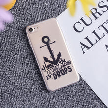 THREE-DIAO Fashion Letter Phone Case For iPhone X 5 5S SE 7 8 6 6s Plus 4 4S Cute Funny Black White Letter soft TPU Cases