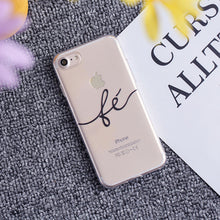 THREE-DIAO Fashion Letter Phone Case For iPhone X 5 5S SE 7 8 6 6s Plus 4 4S Cute Funny Black White Letter soft TPU Cases