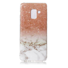 JFWEN Phone Case For Funda Samsung Galaxy A8 2018 Case Silisone Soft TPU Luxury Marble Phone Cover For Samsung A8 2018 A530 Case