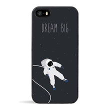 Starry space universe  Relief phone Cases For iphone X 8 8Plus 7 7Plus  6 6SPlus 5S SE Case Black plastic hard shell Case  back