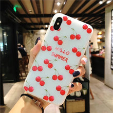 KIvaKI Fashion 3D print Fruit watermelon lemon Phone Case For iphone 7 Cases 6S 6 8 plus X Ultra Slim Soft TPU Colorful Cover