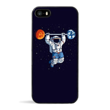 Starry space universe  Relief phone Cases For iphone X 8 8Plus 7 7Plus  6 6SPlus 5S SE Case Black plastic hard shell Case  back