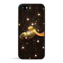 Starry space universe  Relief phone Cases For iphone X 8 8Plus 7 7Plus  6 6SPlus 5S SE Case Black plastic hard shell Case  back