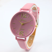 Women  Leather  Quartz  casual Wristwatch