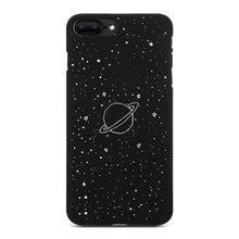 MR.YI Fashion Space Phone Case For iPhone 6 6S 7 8 Plus 5 5S SE X Cute Case Planet Moon Star Back Cover Hard PC For iPhone 7 8 6