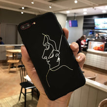 Phone Cases  TPU  Fashion feathers Black Frosted Silicon Phone soft Cover case Capa  for IPhone 6 6s 7 8 Plus X 10 7plus 8plus